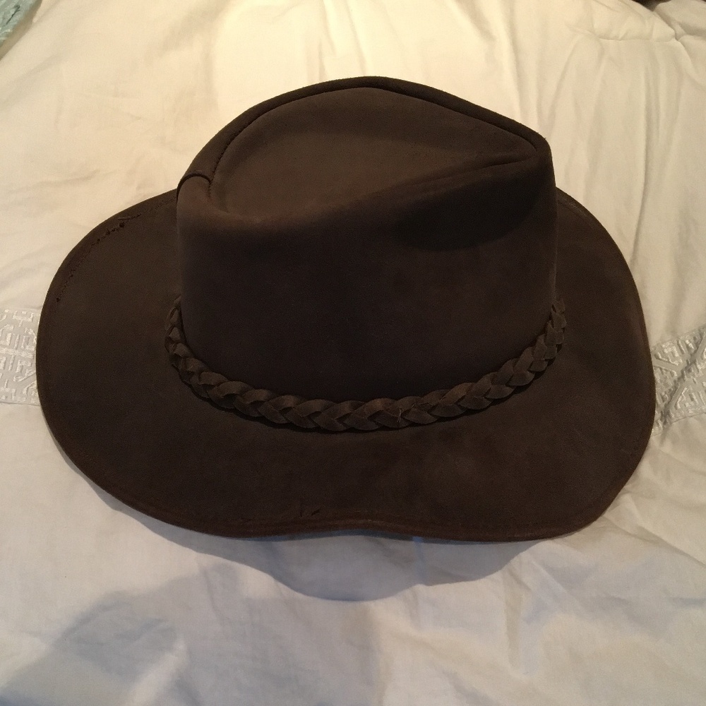 leather hat